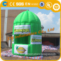 Blue inflatable lemon kiosk , inflatable lemon booth , Outdoor workstation tent